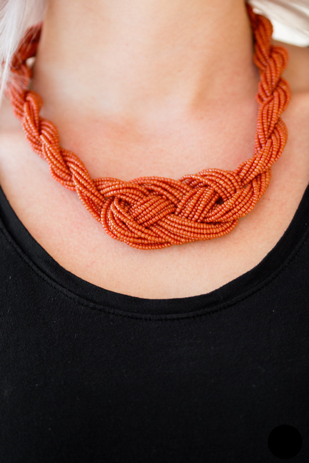 Standing Ovation Necklace- Orange