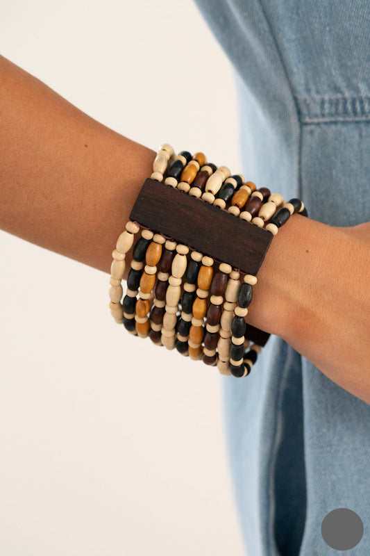 Cayman Carnival Bracelet- Brown