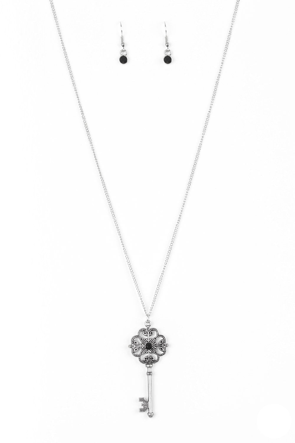 Got it on Lock Necklace- Black