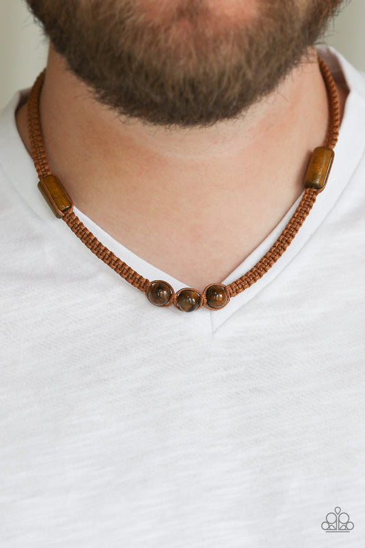 Honolulu Hustler Necklace- Brown