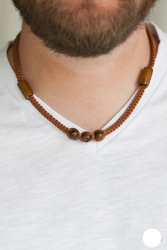 Honolulu Hustler Necklace- Brown