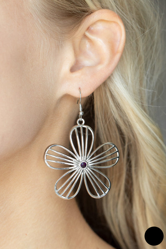 Meadow Musical Earrings- Purple