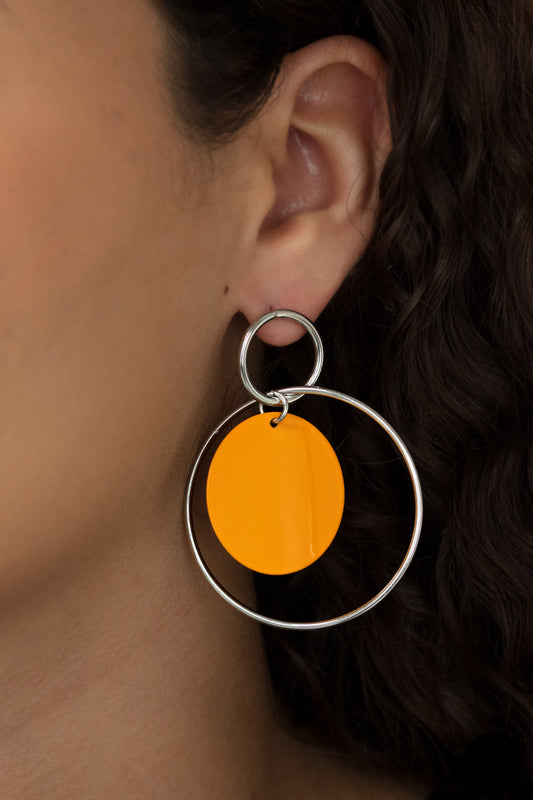 Pop, Look, and Listen Hoop Earrings