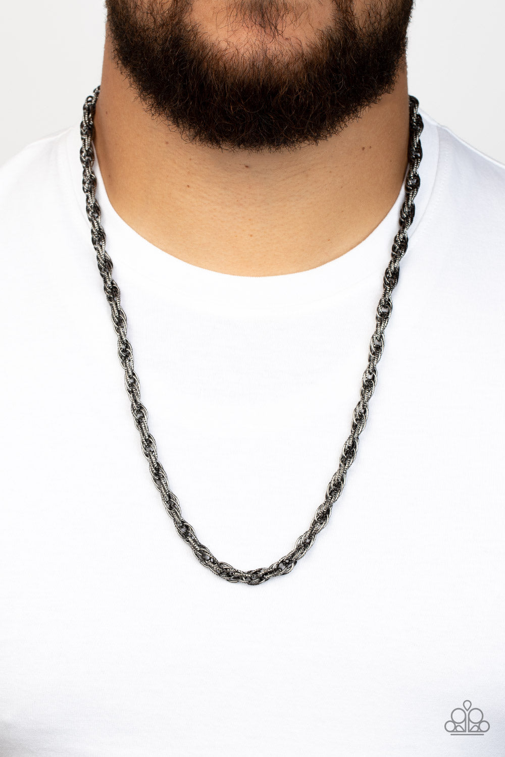 Pit Stop Necklace- Black