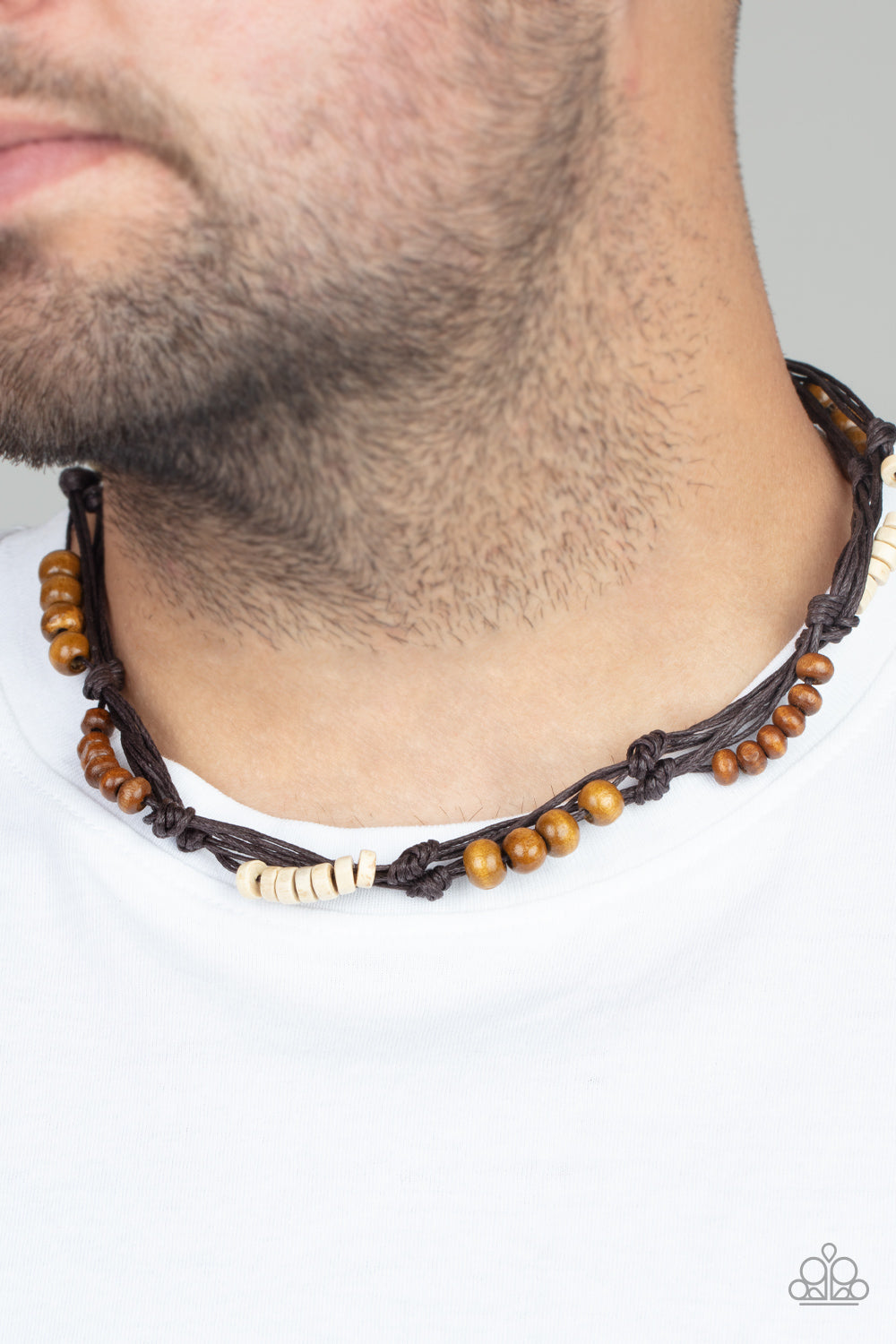 Tiki Tour Necklace- Brown