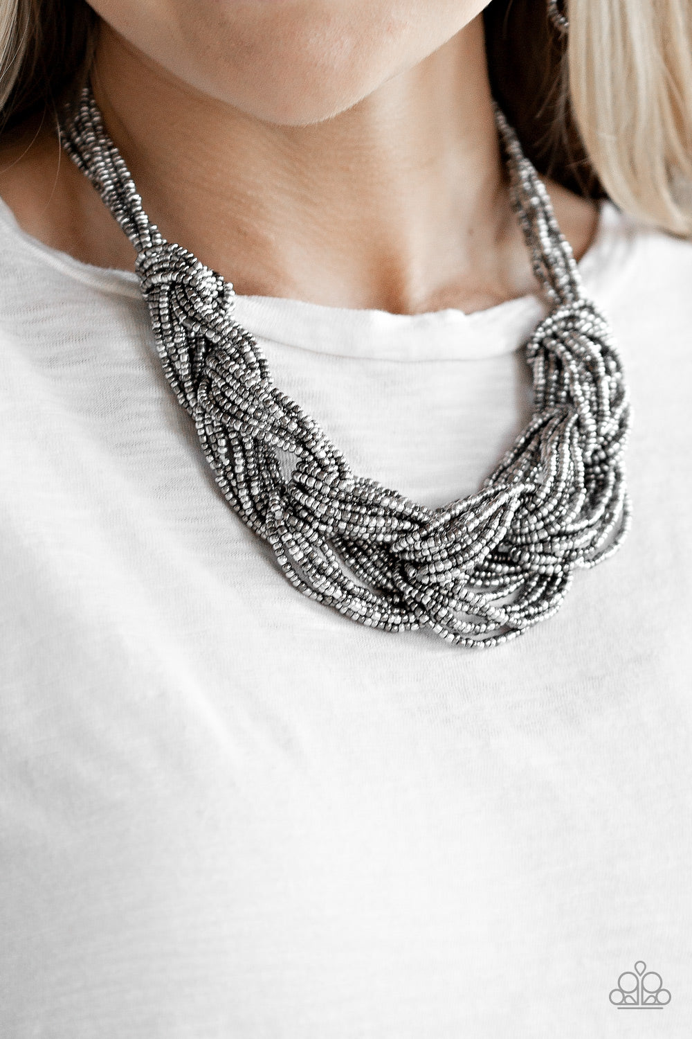 City Catwalk Necklace- Silver