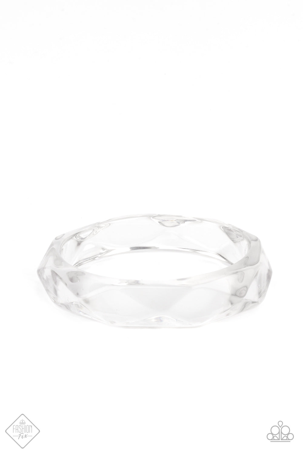 Cut Couture Bangle- Clear