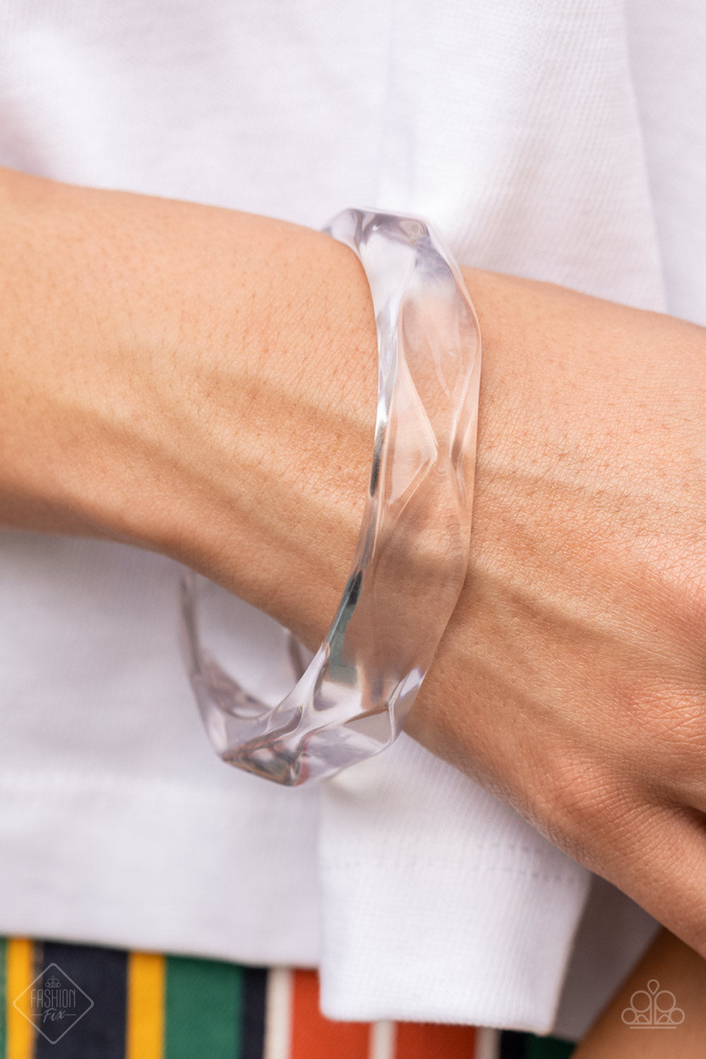 Cut Couture Bangle- Clear