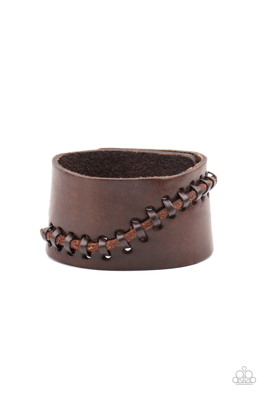 Every Stitch Way Band- Brown