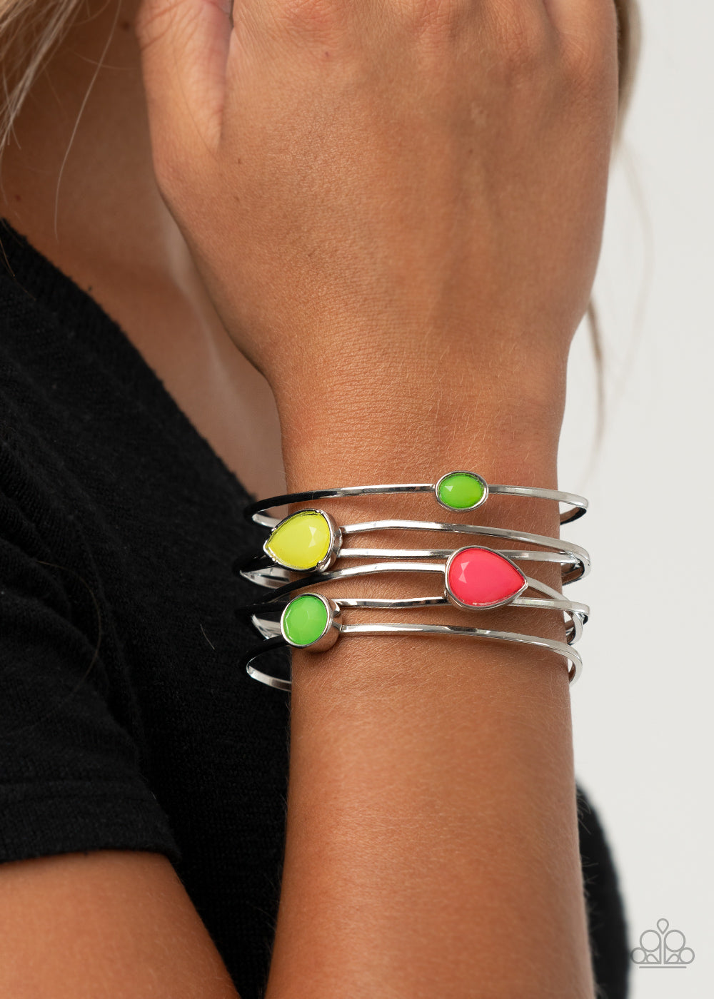 Fashion Frenzy Cuff- Multi Colored