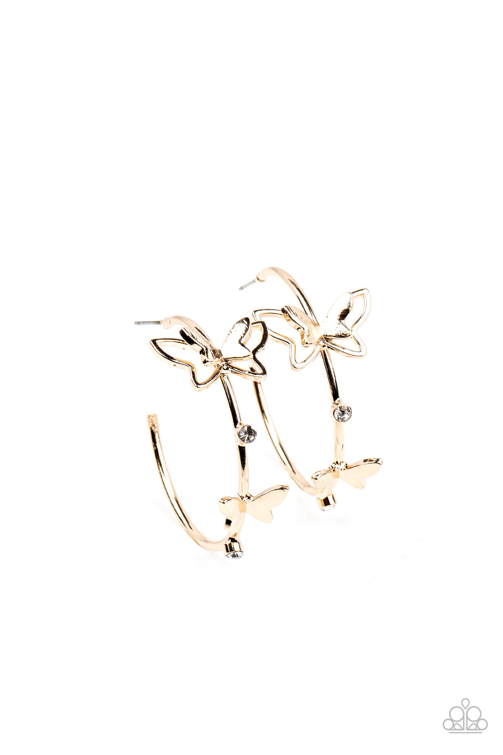 Full Out Flutter Hoop Earrings