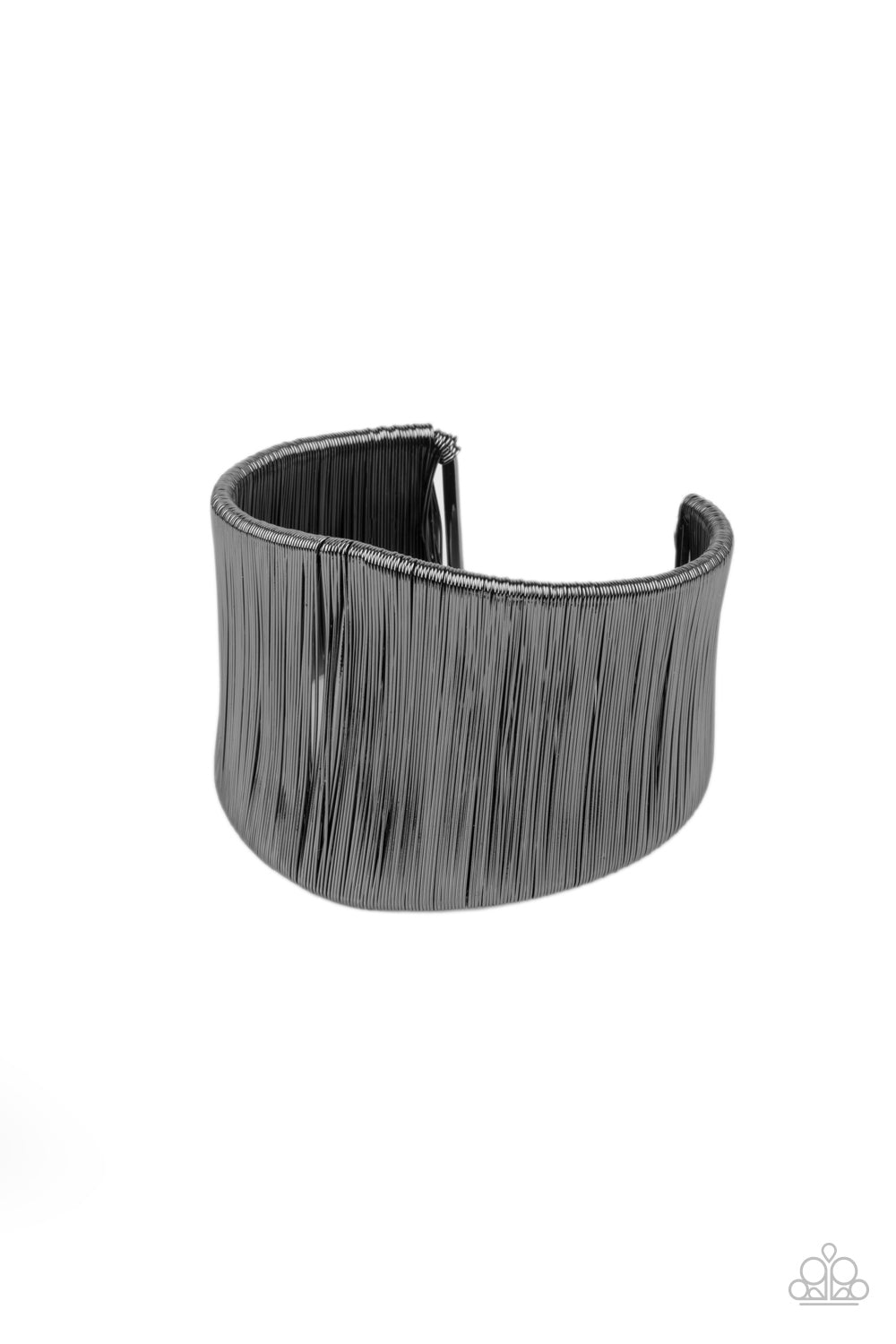 Hot Wired Wonder Cuff- Black