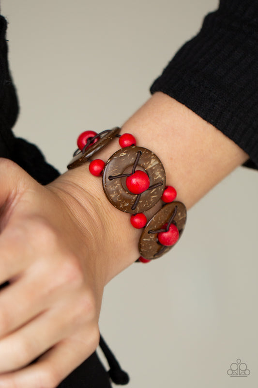 Island Adventure Bracelet- Red