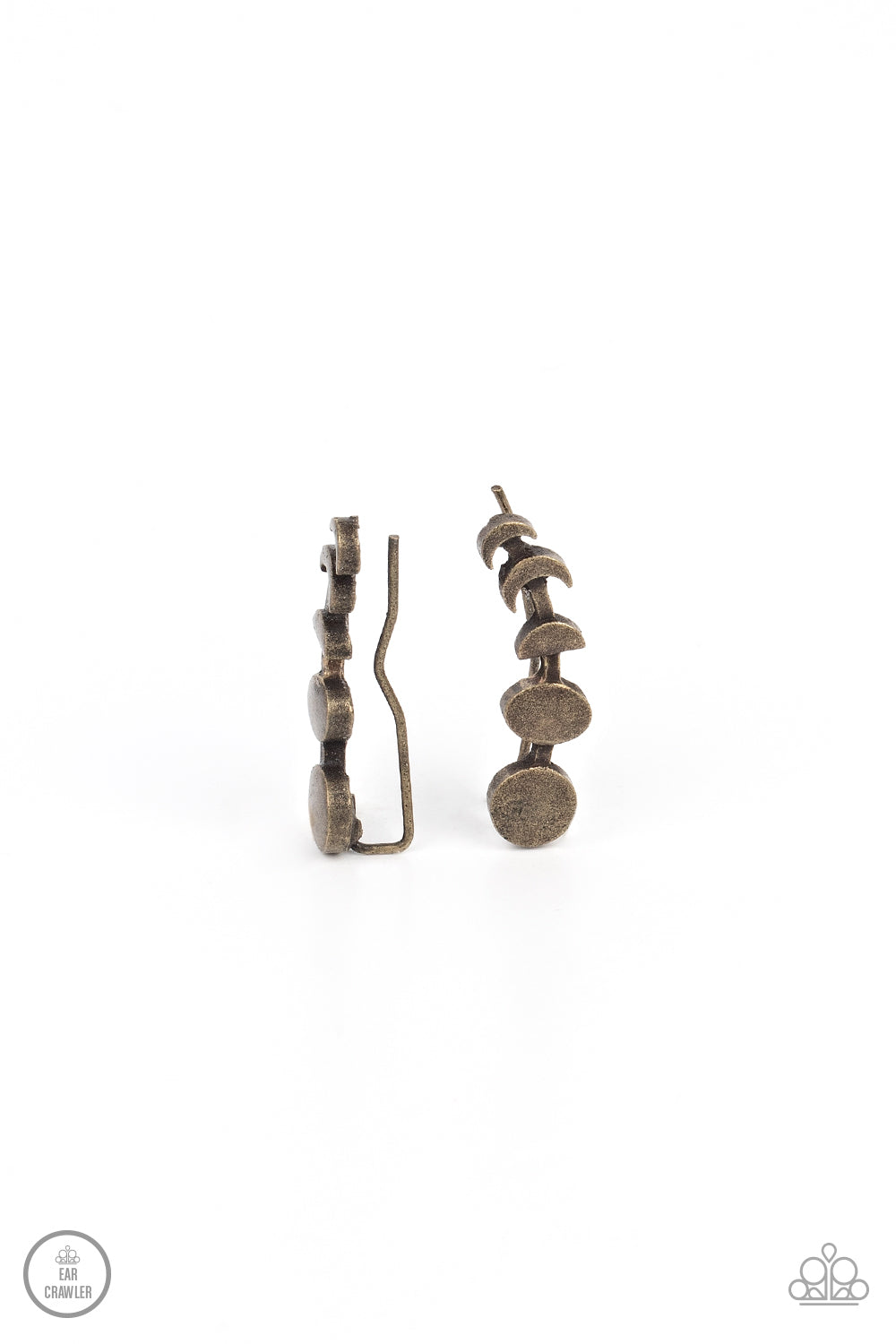 Its just a phase Earrings- Brass