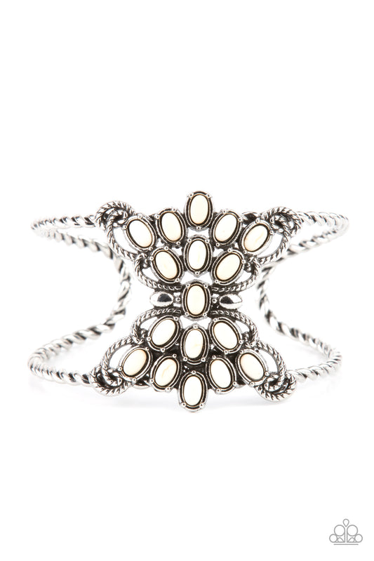 Pleasantly Plains Cuff- White