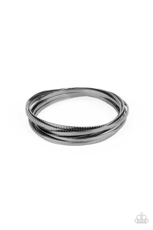 Trending Tread Bangles- Black